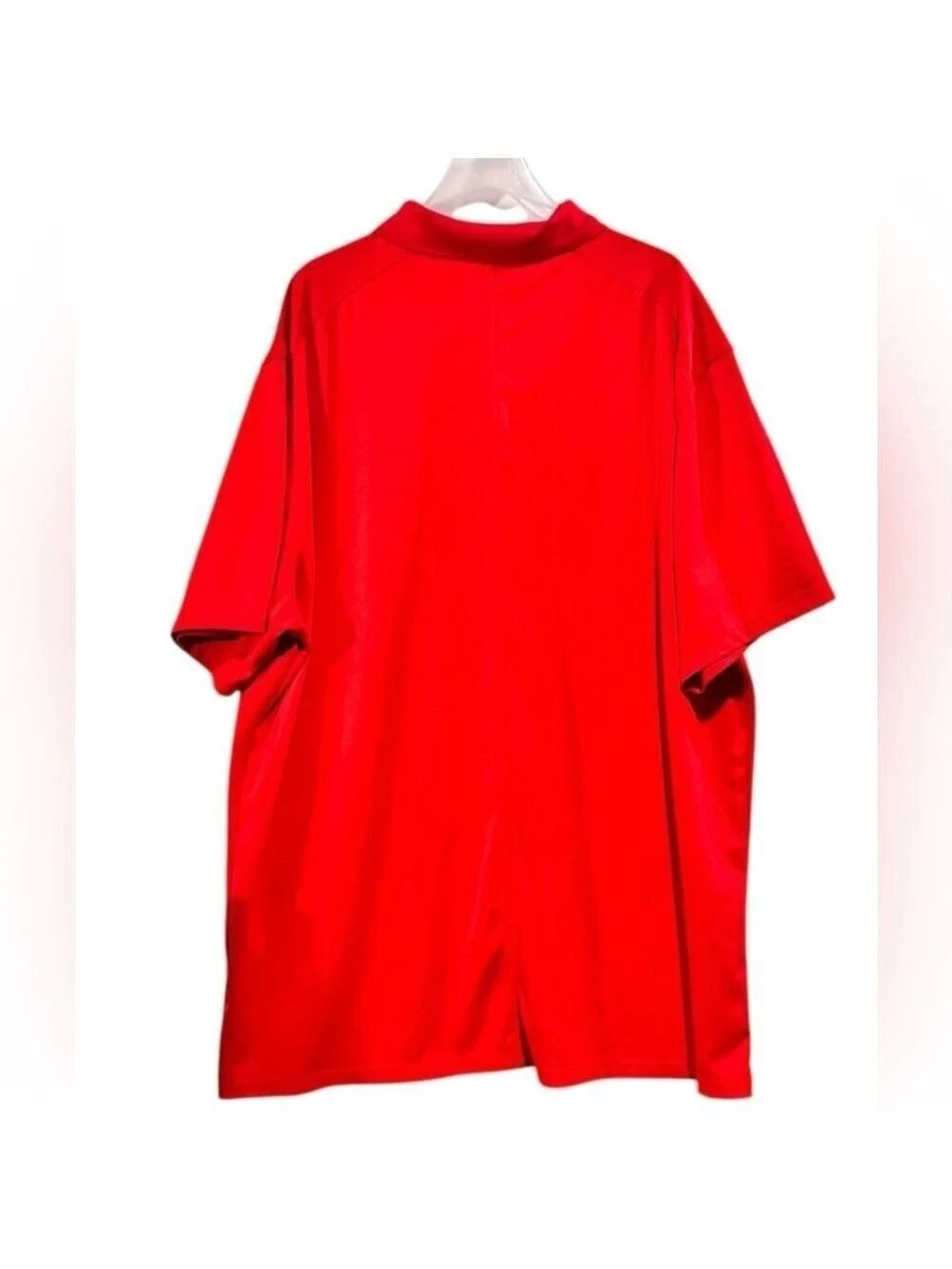 Nike Men's Golf Polo Shirt Red Dri-FIT XXL